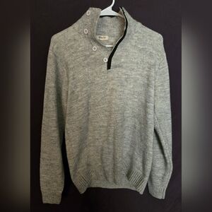 Bleu Ice men’s pullover/sweater 1/4 Button Sz M